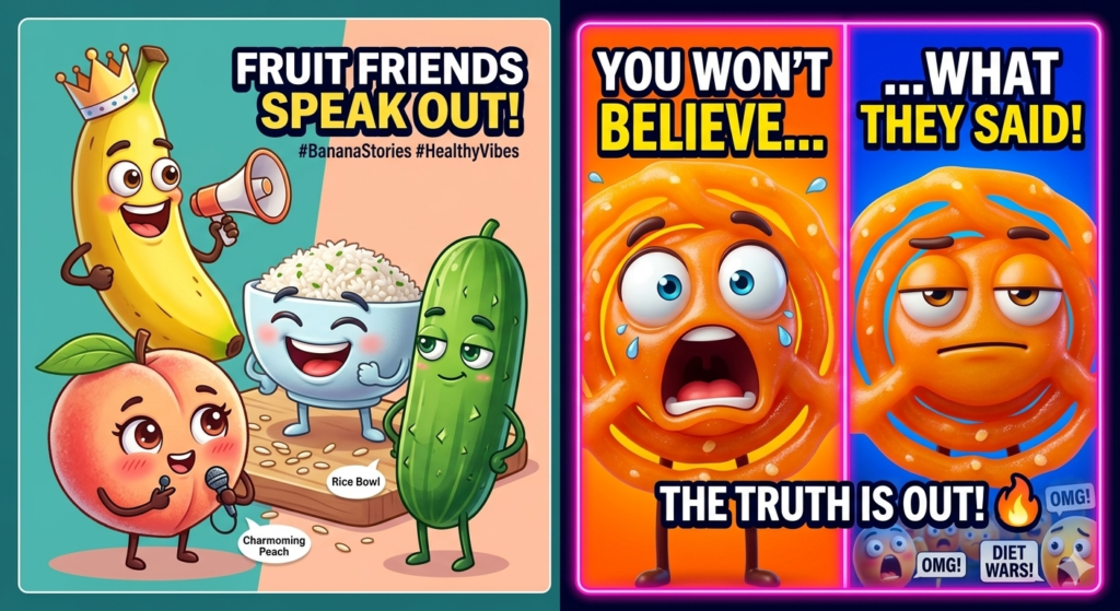 High-energy YouTube clickbait thumbnail showing a shocked jalebi character on the left and a bored jalebi on the right with bold text saying "YOU WON'T BELIEVE... THE TRUTH IS OUT!"