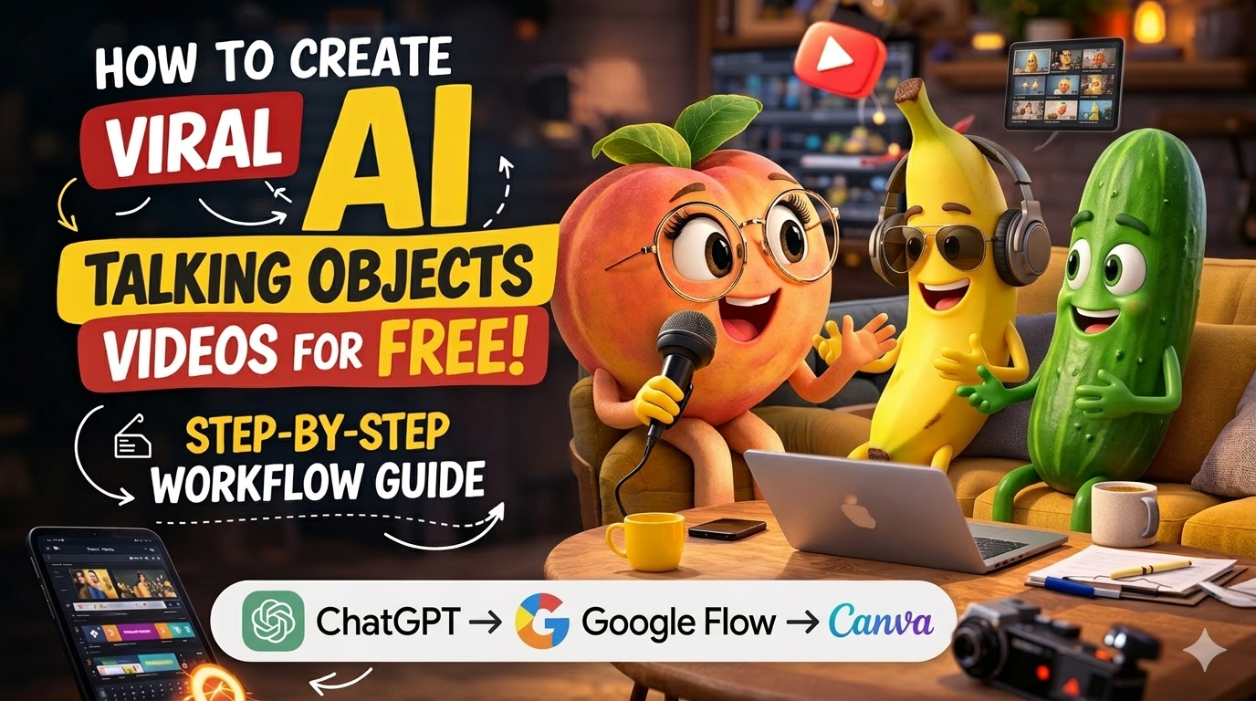 🎬 How to Create Viral AI Talking Objects Videos for Free (Step-by-Step Guide)