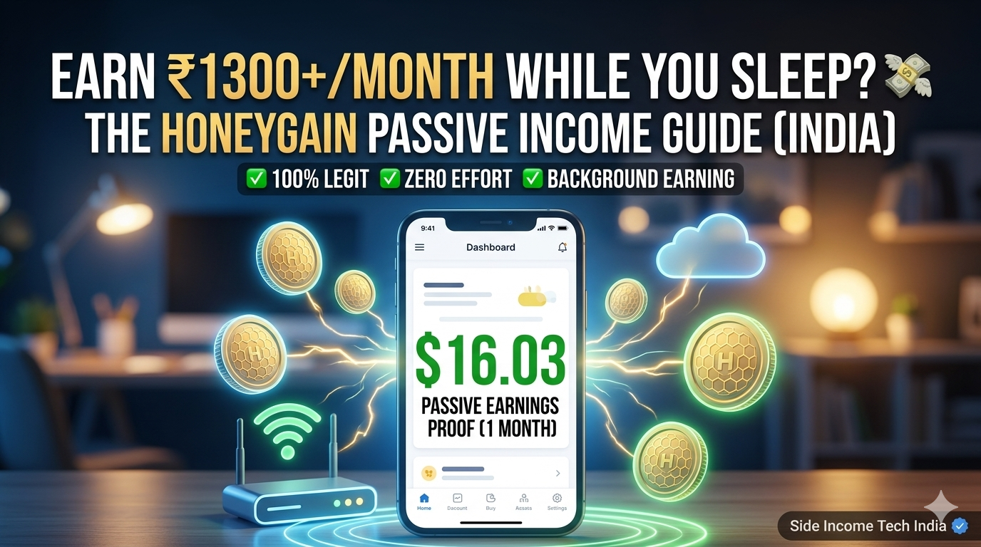 Honeygain Review 2026: Earn Passive Income by Sharing Internet (Real Earnings Proof)