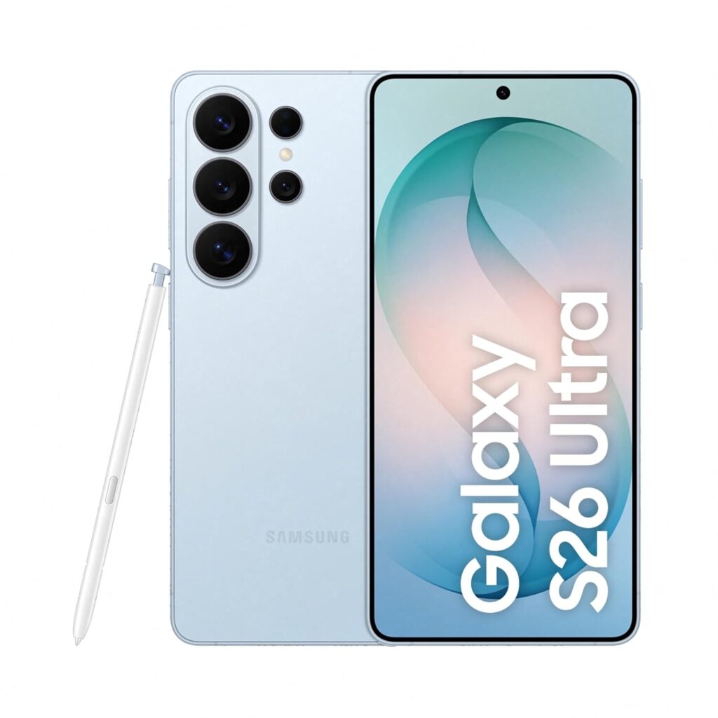 Samsung Galaxy S26 Ultra smartphone design showing rear camera setup and S Pen stylus