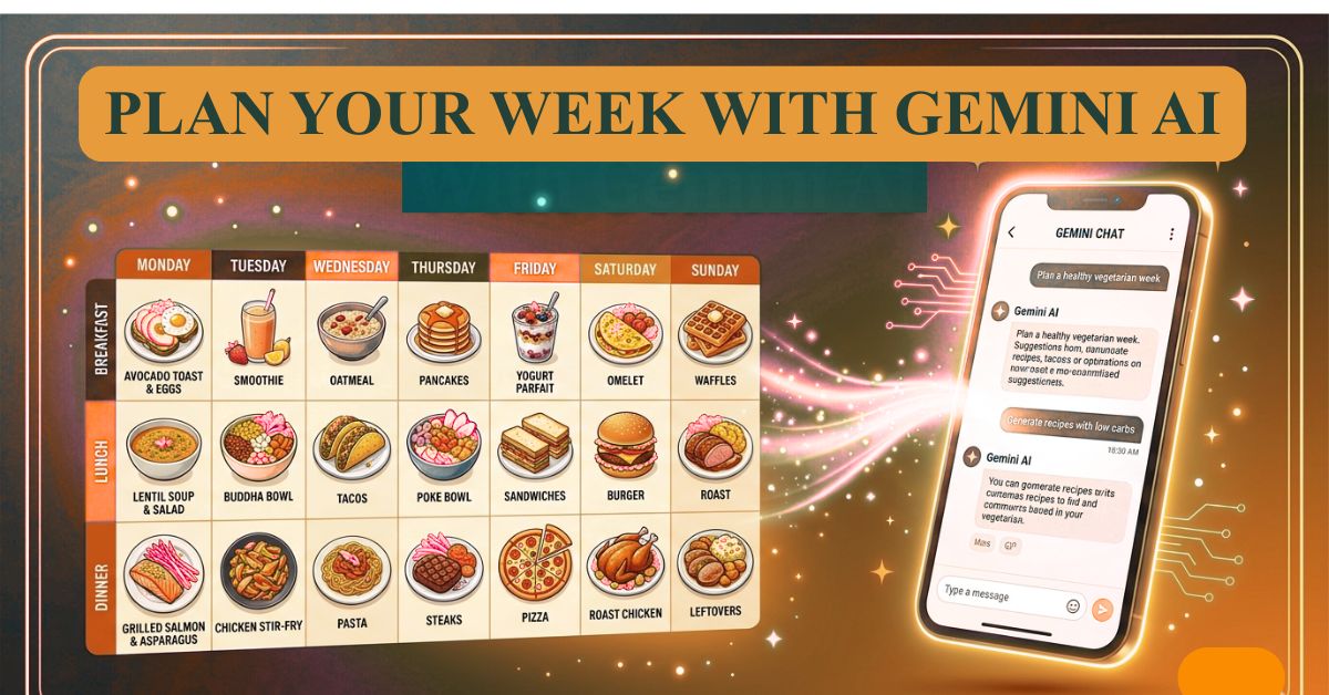 How to Use Gemini AI to Plan a Full Week of Meals (Prompt Included)