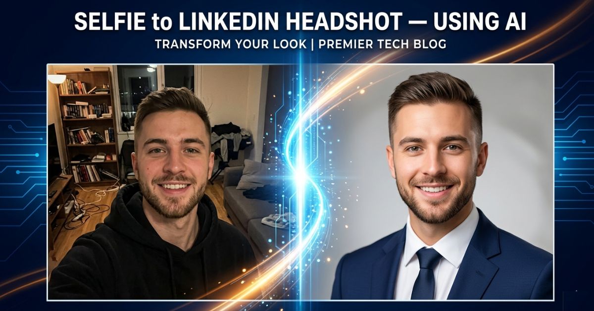Turn Your Selfie Into a Professional LinkedIn Headshot Using AI