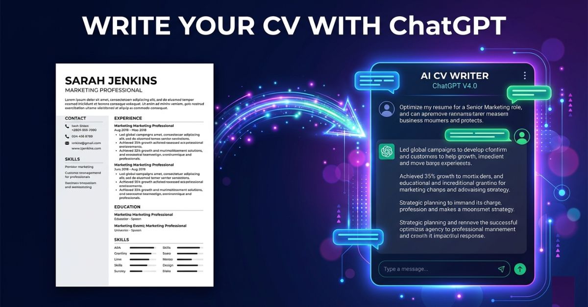 How to Write a Professional CV Using ChatGPT (With Exact Prompts)