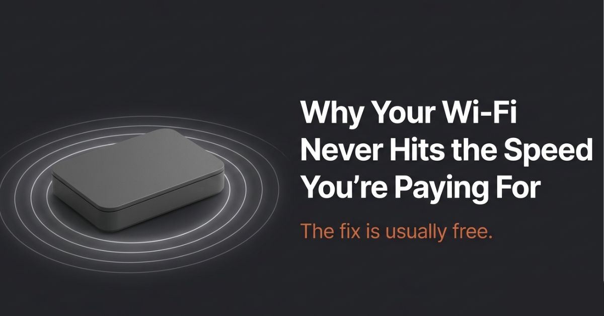 Why Your Wi-Fi Never Hits the Speed You’re Paying For